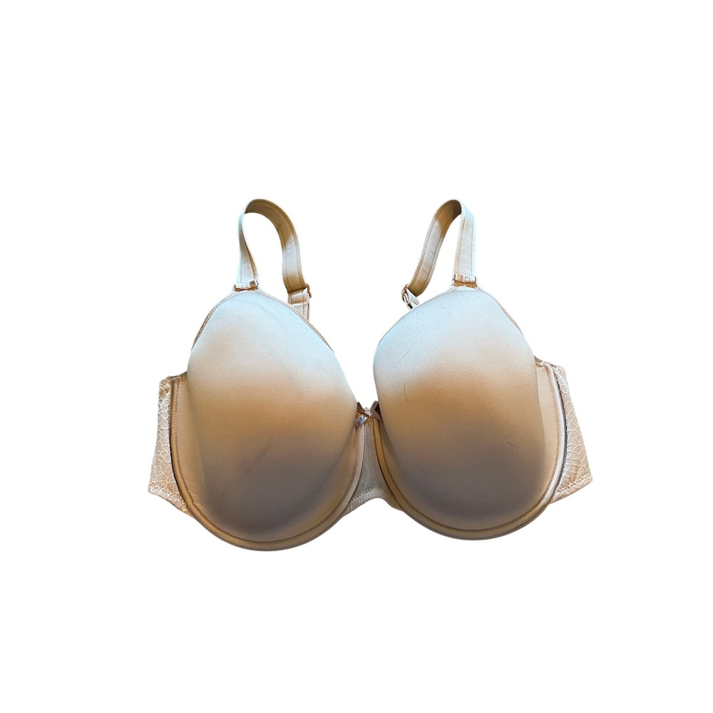 Chantelle C Magnifique Minimizer Bra Beige Nude Lace C18970 Size 36DDD US 80F EU